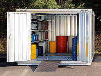Umweltlagercontainer Kombination